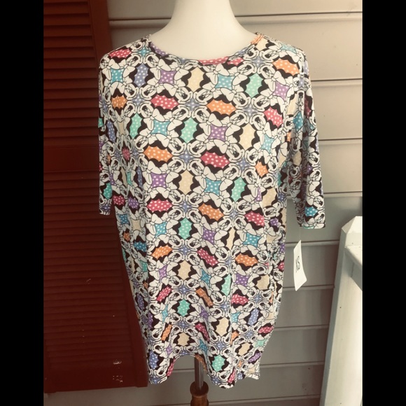 LuLaRoe Disney  Minnie Irma Top XS FREE SHIP - Picture 1 of 6